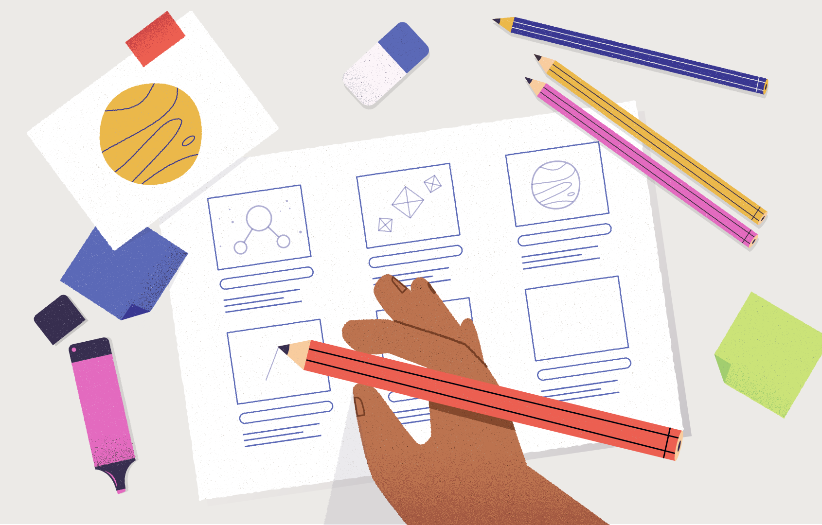 Storyboard example frames