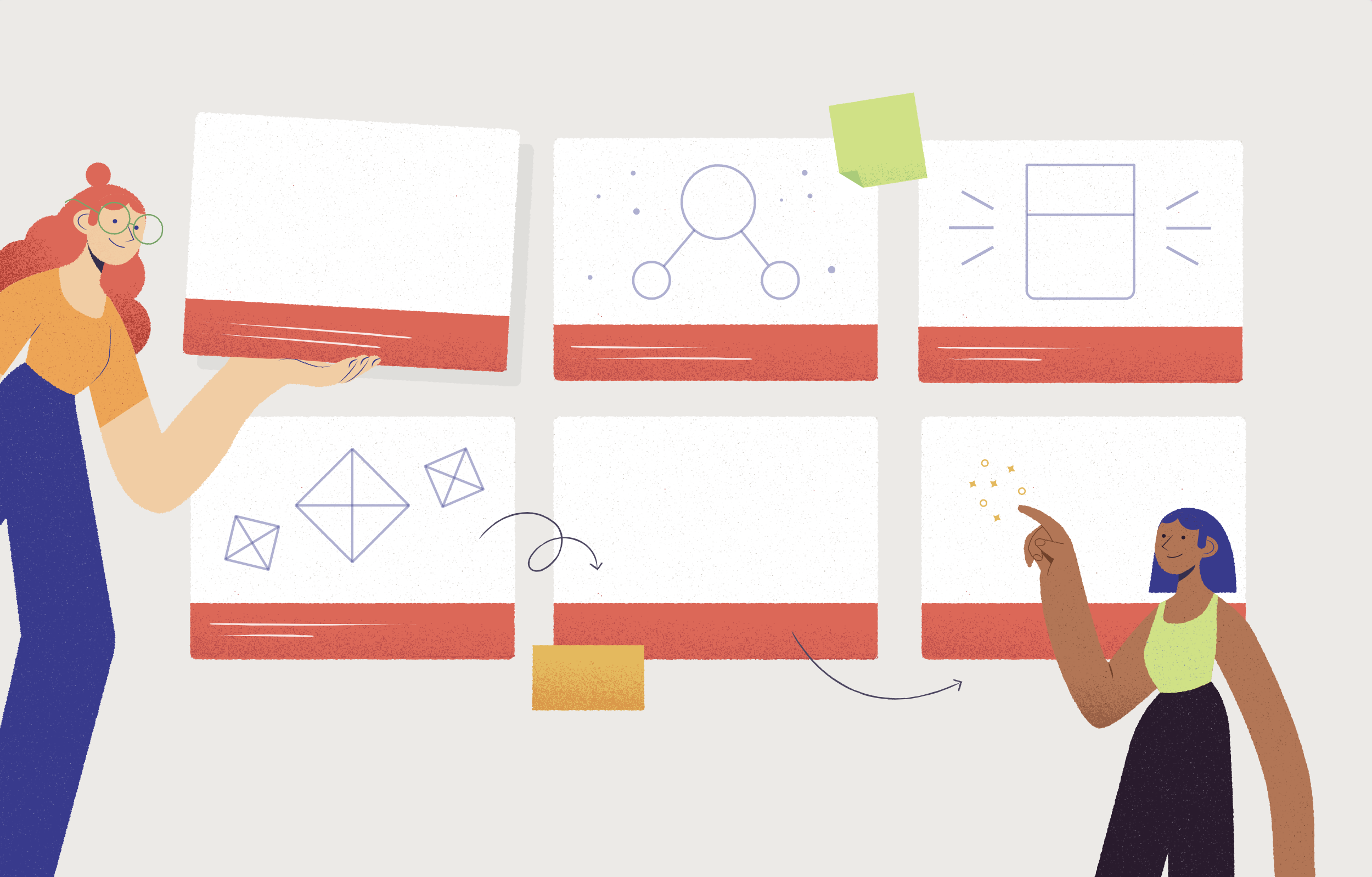 Visual style development: storyboarding and styleframes